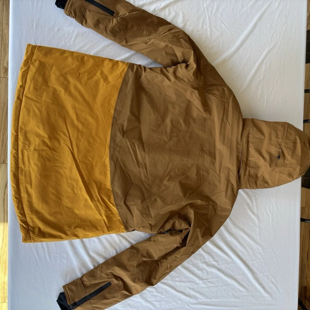 Boulder Gear Mens Incline Insulated Ski Jacket XL Brown Mustard